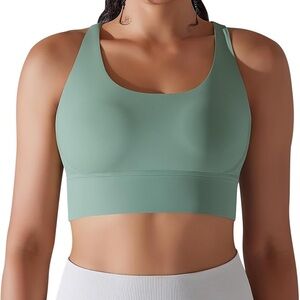 NWT Halara Green Sports Bra Size M